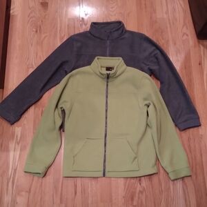 2 Fission Boys Jacket - Grey and Light Green